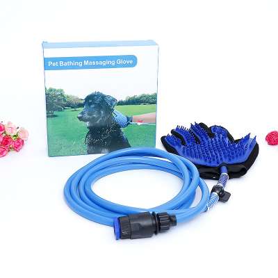 255 Pins Magic Blue Color Silicon Deshedding Cat Brush Horse Hair Remover Fur Comb Dog Bath Message Pet Grooming Gloves